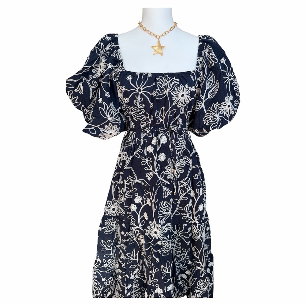 Floral Puff Sleeve Dress HYFVE - Picture 9 of 16